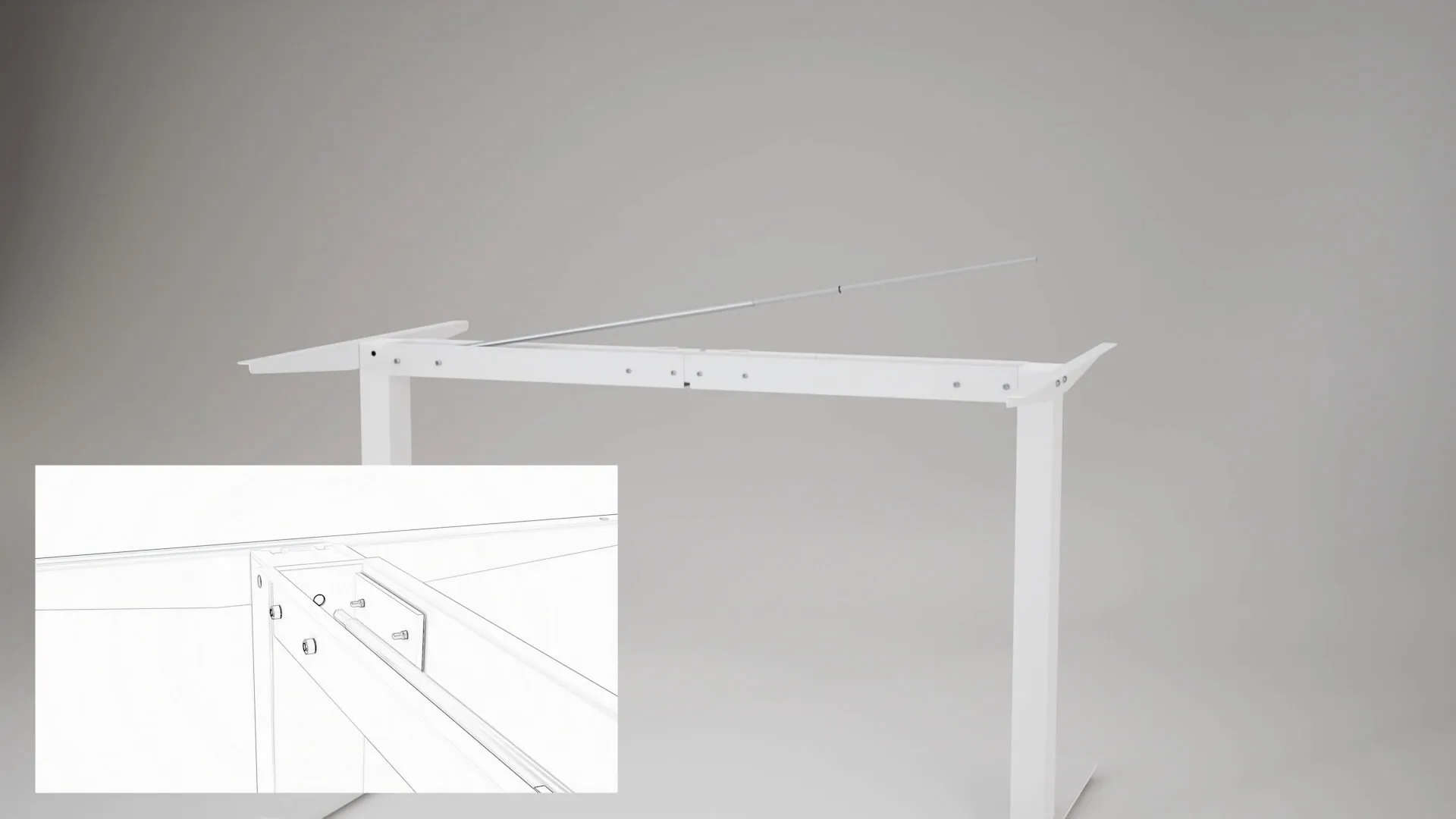 Flat-Pack Assembly Animation. A full step-by-step build sequence with part numbers and hardware callouts.